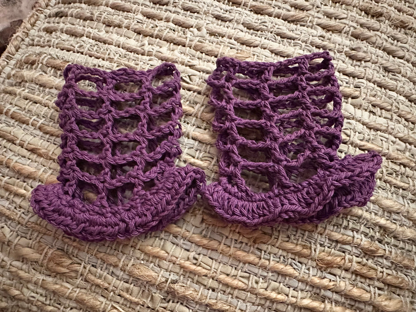 Crochet Lace Fingerless Gloves