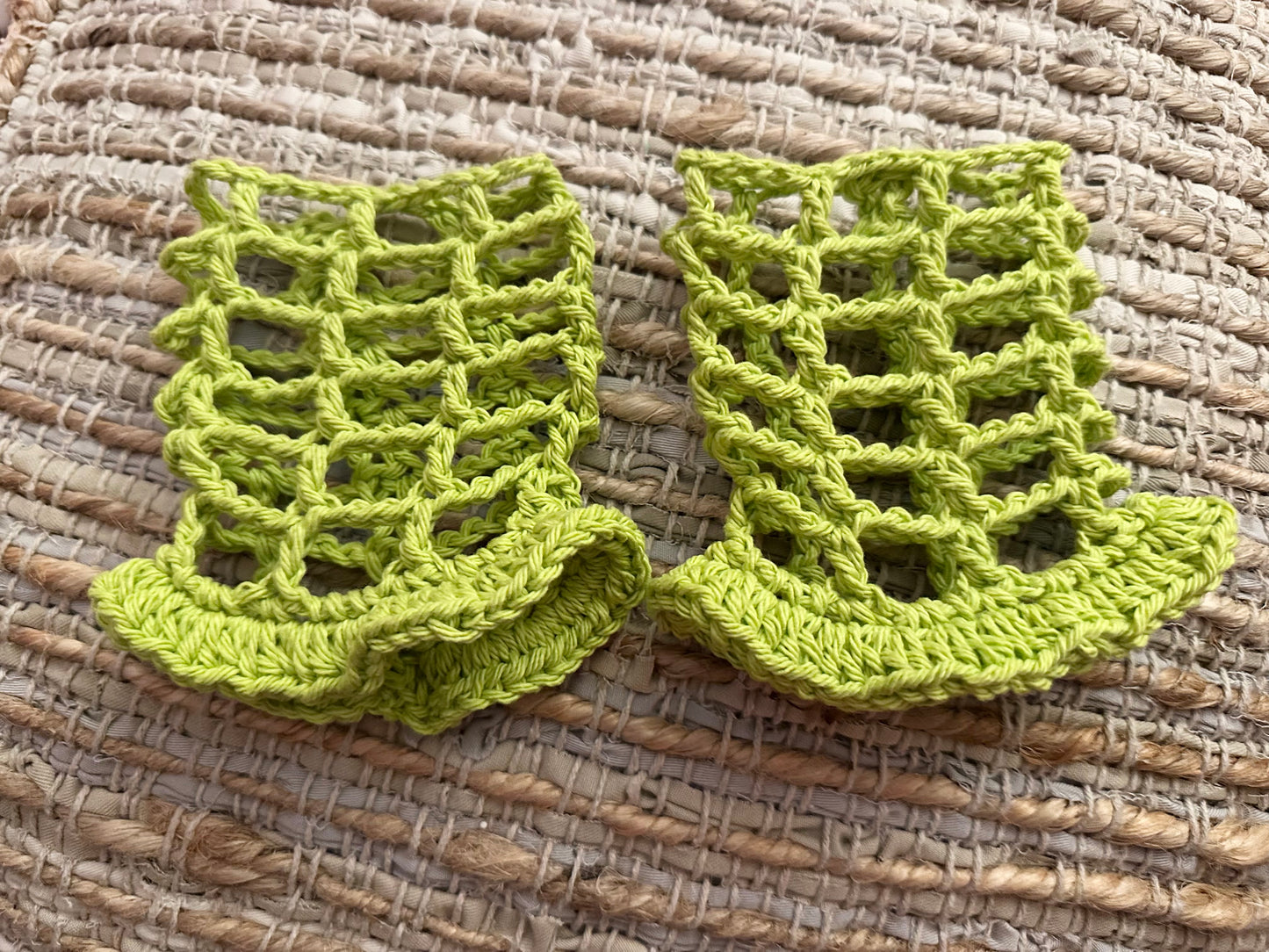 Crochet Lace Fingerless Gloves