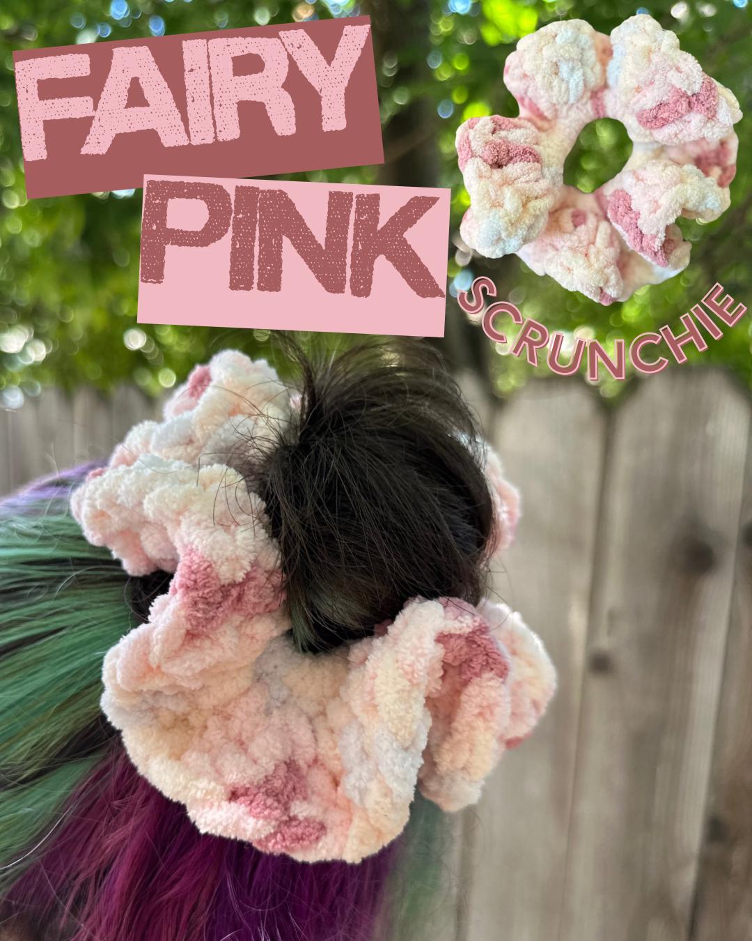 Fairy Pink Scrunchie
