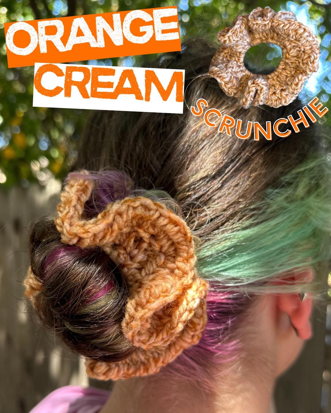Orange Cream Scrunchie