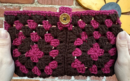 Granny Square Book Sleeve