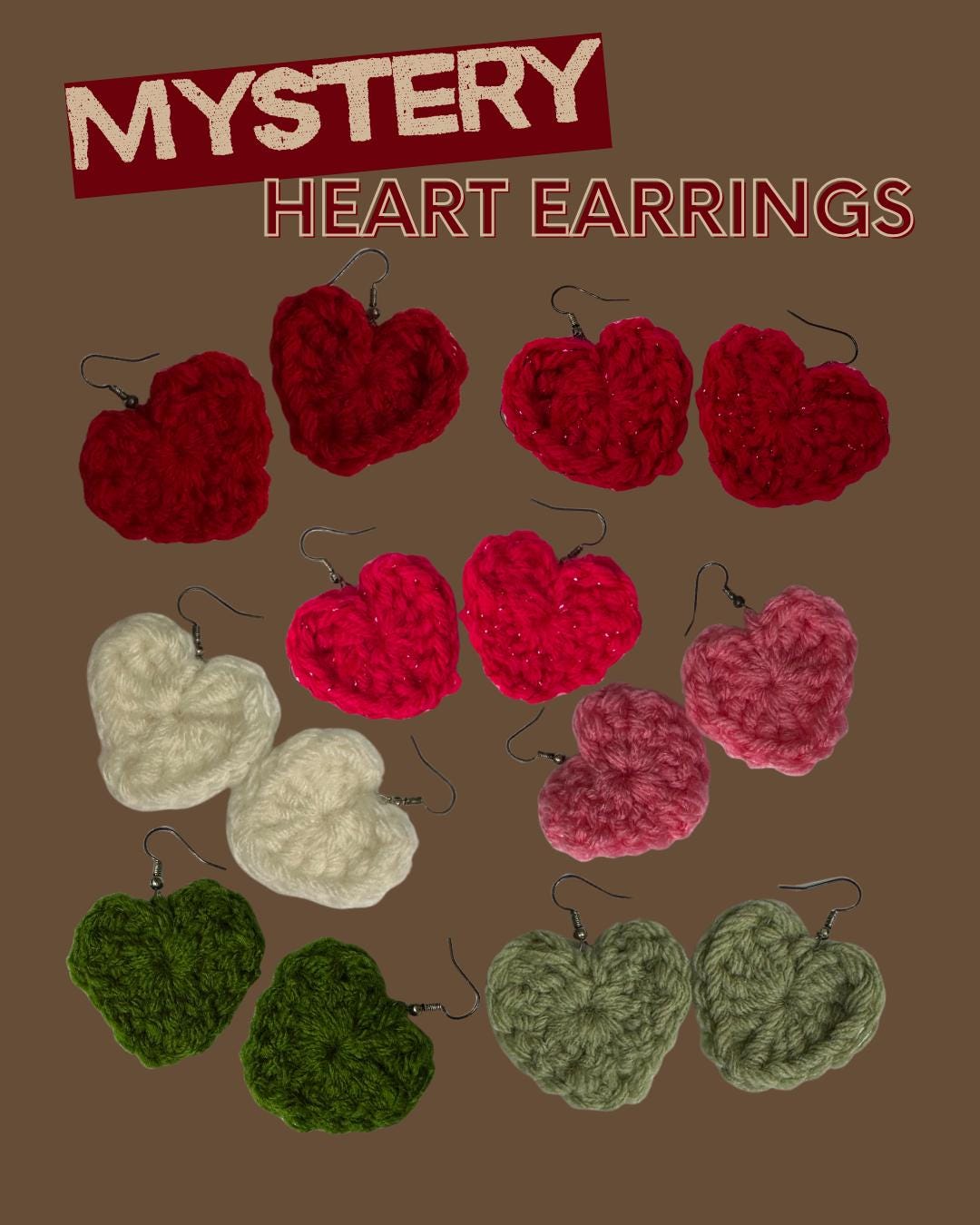 Mystery Heart Earrings