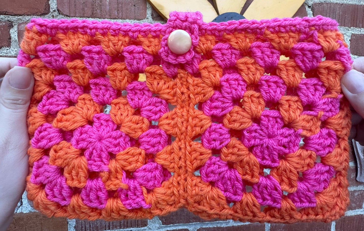 Granny Square Book Sleeve