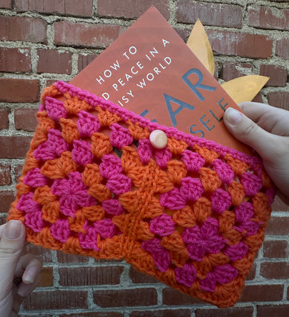 Granny Square Book Sleeve