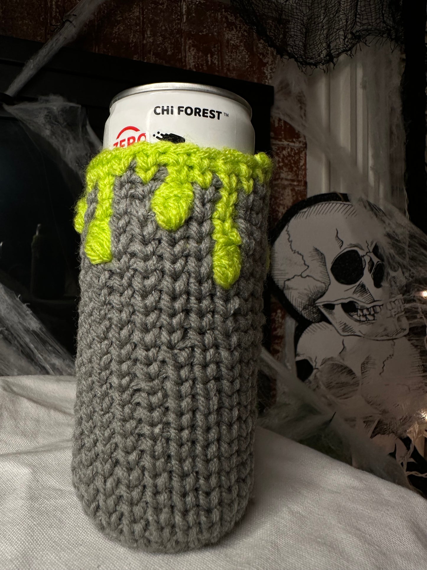 Skinny Oozing Can Coozie